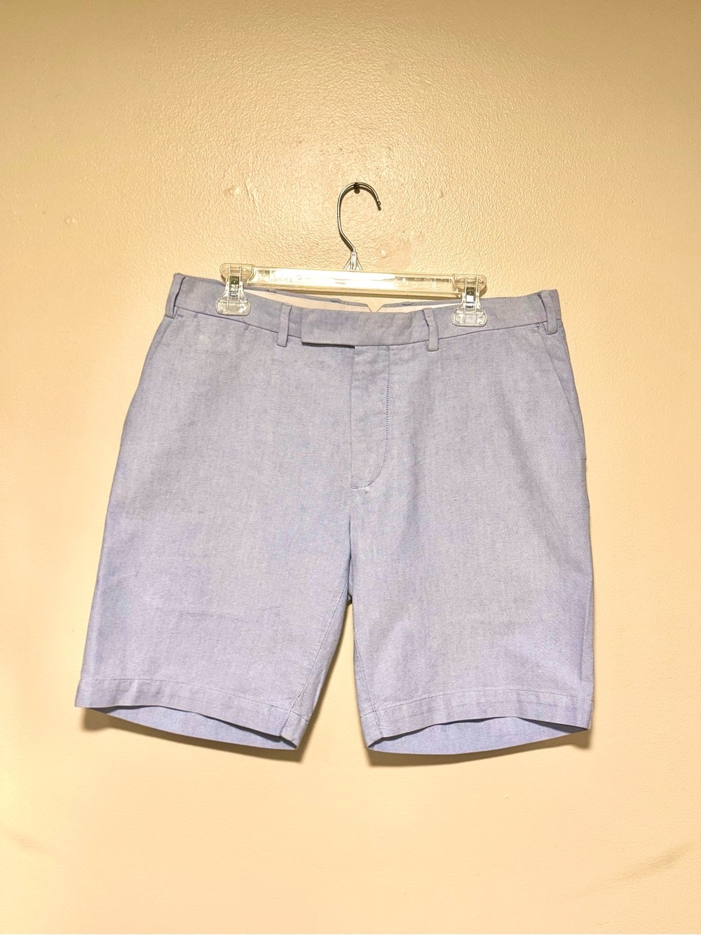 Vintage Polo Ralph Lauren Mens 34 Light Blue Chino Shorts Classic Fit